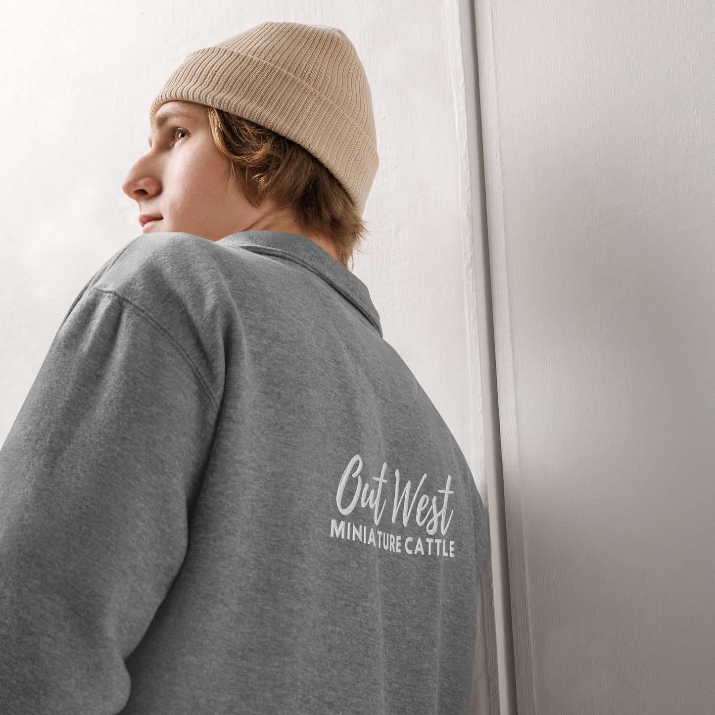 Unisex fleece pullover